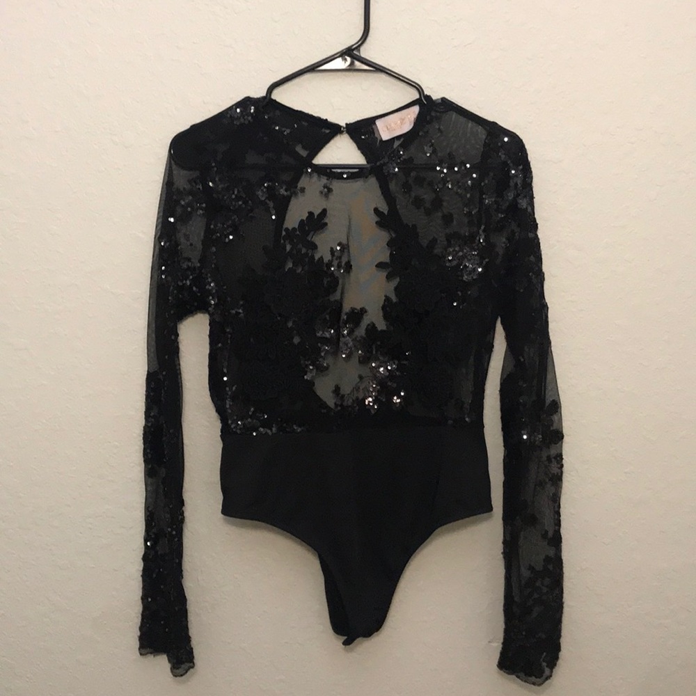 Beautiful Black Sequinned Body